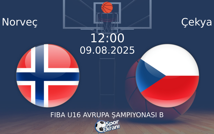 09 Ağustos 2025 Norveç vs Çekya maçı Hangi Kanalda Saat Kaçta Yayınlanacak? 09 Ağustos 2025 Norveç vs Çekya maçı Hangi Kanalda Saat Kaçta Yayınlanacak?