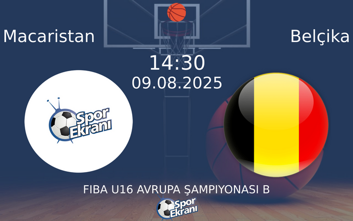 09 Ağustos 2025 Macaristan vs Belçika maçı Hangi Kanalda Saat Kaçta Yayınlanacak? 09 Ağustos 2025 Macaristan vs Belçika maçı Hangi Kanalda Saat Kaçta Yayınlanacak?