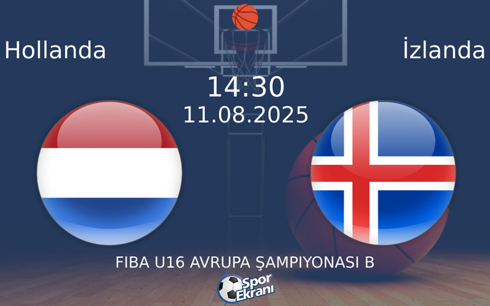 11 Ağustos 2025 Hollanda vs İzlanda maçı Hangi Kanalda Saat Kaçta Yayınlanacak?