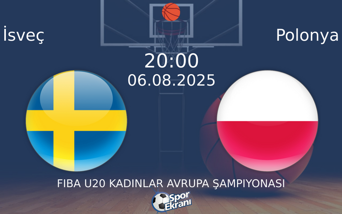 06 Ağustos 2025 İsveç vs Polonya maçı Hangi Kanalda Saat Kaçta Yayınlanacak? 06 Ağustos 2025 İsveç vs Polonya maçı Hangi Kanalda Saat Kaçta Yayınlanacak?