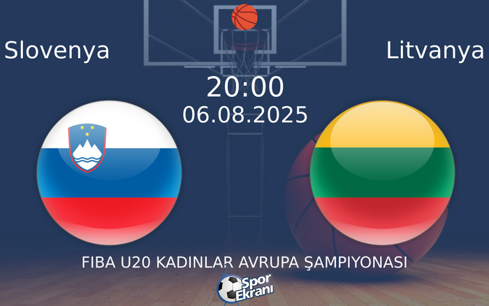 06 Ağustos 2025 Slovenya vs Litvanya maçı Hangi Kanalda Saat Kaçta Yayınlanacak? 06 Ağustos 2025 Slovenya vs Litvanya maçı Hangi Kanalda Saat Kaçta Yayınlanacak?