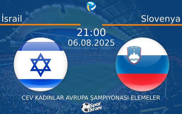 06 Ağustos 2025 İsrail vs Slovenya maçı Hangi Kanalda Saat Kaçta Yayınlanacak?