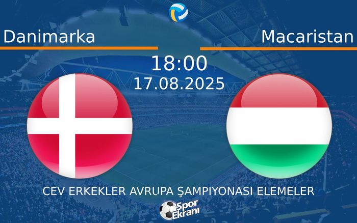 17 Ağustos 2025 Danimarka vs Macaristan maçı Hangi Kanalda Saat Kaçta Yayınlanacak? 17 Ağustos 2025 Danimarka vs Macaristan maçı Hangi Kanalda Saat Kaçta Yayınlanacak?