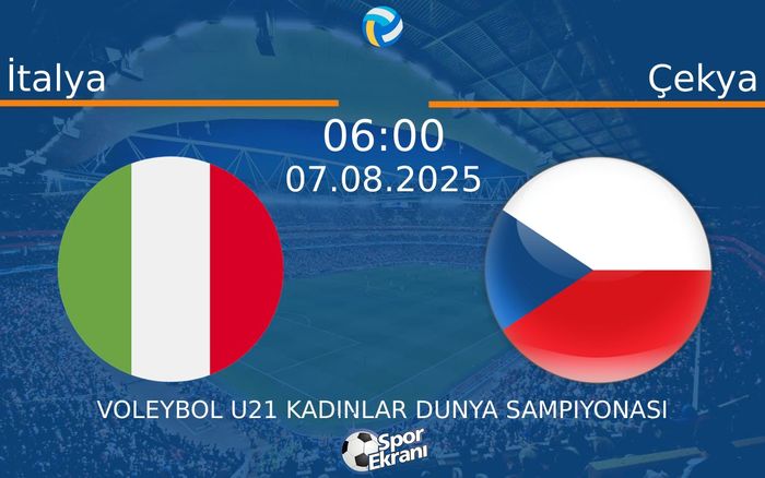 07 Ağustos 2025 İtalya vs Çekya maçı Hangi Kanalda Saat Kaçta Yayınlanacak?