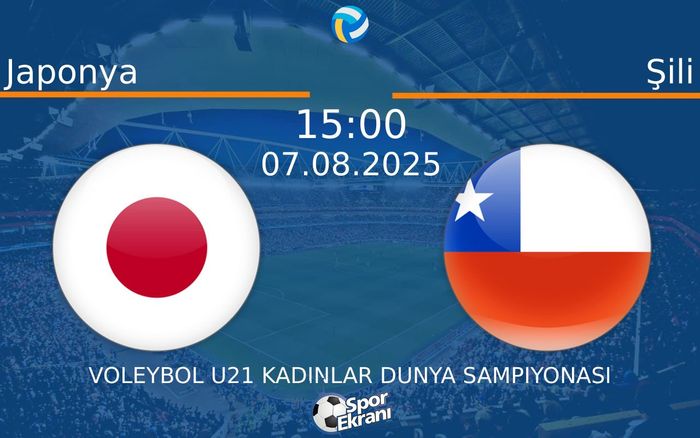 07 Ağustos 2025 Japonya vs Şili maçı Hangi Kanalda Saat Kaçta Yayınlanacak? 07 Ağustos 2025 Japonya vs Şili maçı Hangi Kanalda Saat Kaçta Yayınlanacak?