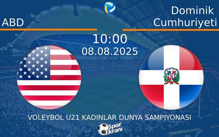 08 Ağustos 2025 ABD vs Dominik Cumhuriyeti maçı Hangi Kanalda Saat Kaçta Yayınlanacak?