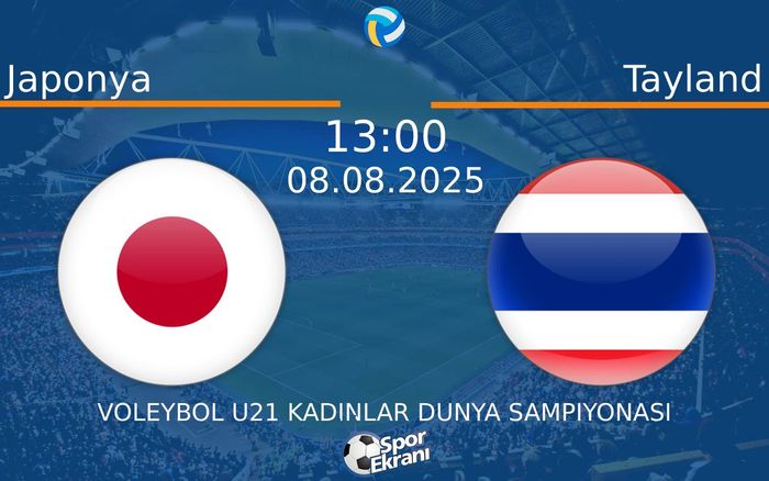 08 Ağustos 2025 Japonya vs Tayland maçı Hangi Kanalda Saat Kaçta Yayınlanacak? 08 Ağustos 2025 Japonya vs Tayland maçı Hangi Kanalda Saat Kaçta Yayınlanacak?