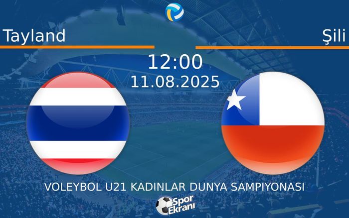 11 Ağustos 2025 Tayland vs Şili maçı Hangi Kanalda Saat Kaçta Yayınlanacak?