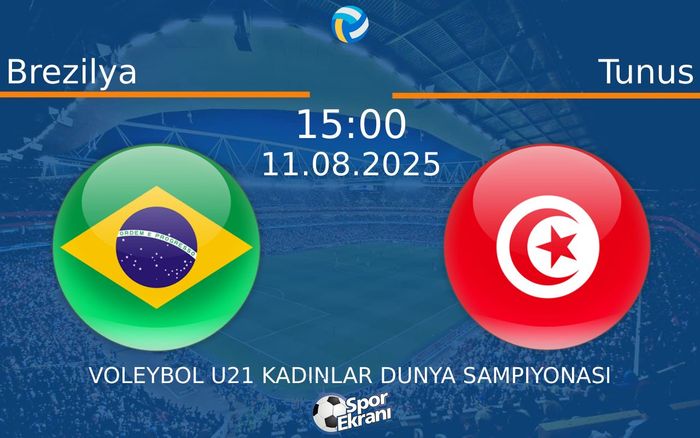 11 Ağustos 2025 Brezilya vs Tunus maçı Hangi Kanalda Saat Kaçta Yayınlanacak?