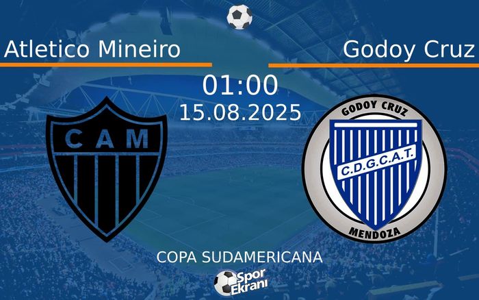 15 Ağustos 2025 Atletico Mineiro vs Godoy Cruz maçı Hangi Kanalda Saat Kaçta Yayınlanacak? 15 Ağustos 2025 Atletico Mineiro vs Godoy Cruz maçı Hangi Kanalda Saat Kaçta Yayınlanacak?