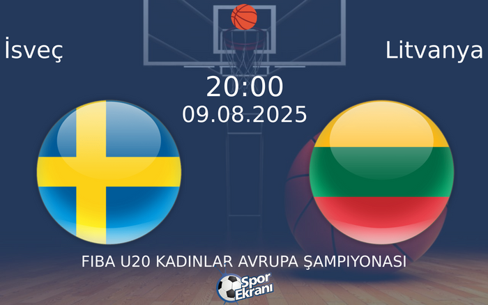 09 Ağustos 2025 İsveç vs Litvanya maçı Hangi Kanalda Saat Kaçta Yayınlanacak? 09 Ağustos 2025 İsveç vs Litvanya maçı Hangi Kanalda Saat Kaçta Yayınlanacak?