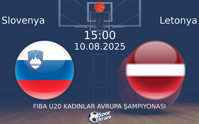 10 Ağustos 2025 Slovenya vs Letonya maçı Hangi Kanalda Saat Kaçta Yayınlanacak?