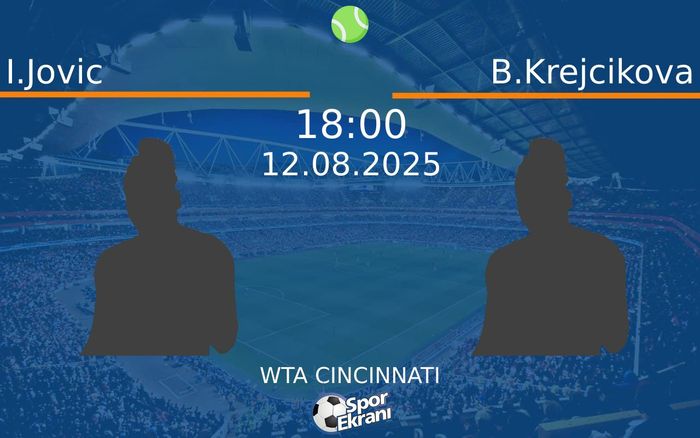 12 Ağustos 2025 I.Jovic vs B.Krejcikova maçı Hangi Kanalda Saat Kaçta Yayınlanacak?