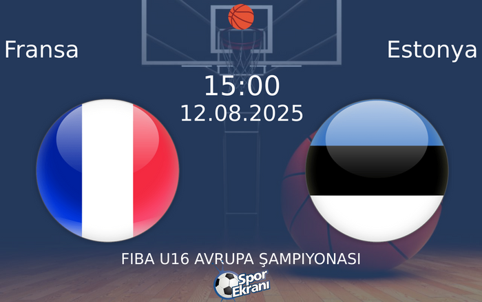 12 Ağustos 2025 Fransa vs Estonya maçı Hangi Kanalda Saat Kaçta Yayınlanacak? 12 Ağustos 2025 Fransa vs Estonya maçı Hangi Kanalda Saat Kaçta Yayınlanacak?