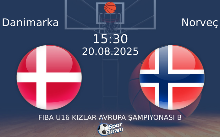 20 Ağustos 2025 Danimarka vs Norveç maçı Hangi Kanalda Saat Kaçta Yayınlanacak? 20 Ağustos 2025 Danimarka vs Norveç maçı Hangi Kanalda Saat Kaçta Yayınlanacak?