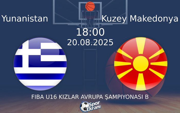 20 Ağustos 2025 Yunanistan vs Kuzey Makedonya maçı Hangi Kanalda Saat Kaçta Yayınlanacak? 20 Ağustos 2025 Yunanistan vs Kuzey Makedonya maçı Hangi Kanalda Saat Kaçta Yayınlanacak?