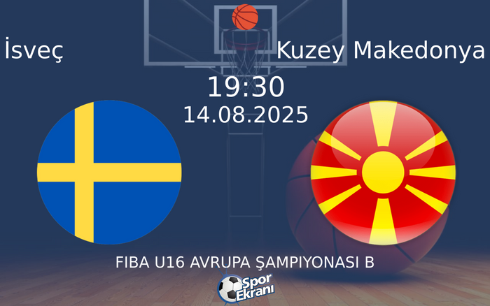 14 Ağustos 2025 İsveç vs Kuzey Makedonya maçı Hangi Kanalda Saat Kaçta Yayınlanacak?