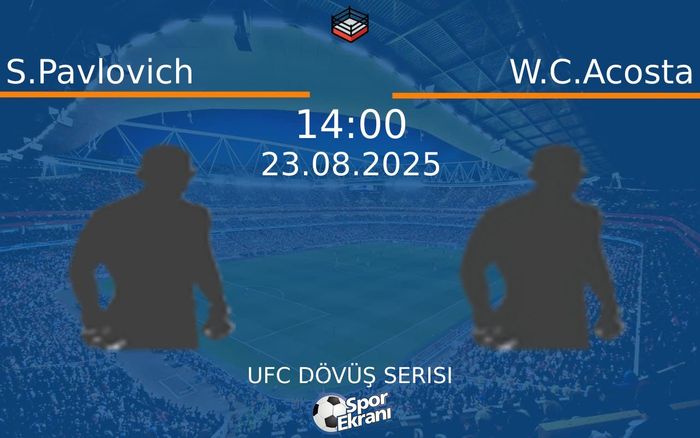 23 Ağustos 2025 S.Pavlovich vs W.C.Acosta maçı Hangi Kanalda Saat Kaçta Yayınlanacak? 23 Ağustos 2025 S.Pavlovich vs W.C.Acosta maçı Hangi Kanalda Saat Kaçta Yayınlanacak?