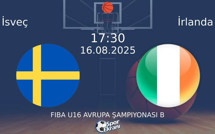 16 Ağustos 2025 İsveç vs İrlanda maçı Hangi Kanalda Saat Kaçta Yayınlanacak? 16 Ağustos 2025 İsveç vs İrlanda maçı Hangi Kanalda Saat Kaçta Yayınlanacak?
