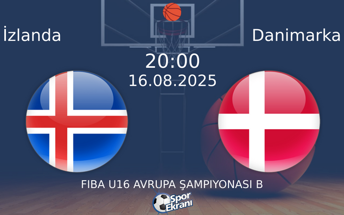 16 Ağustos 2025 İzlanda vs Danimarka maçı Hangi Kanalda Saat Kaçta Yayınlanacak? 16 Ağustos 2025 İzlanda vs Danimarka maçı Hangi Kanalda Saat Kaçta Yayınlanacak?