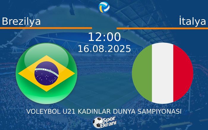 16 Ağustos 2025 Brezilya vs İtalya maçı Hangi Kanalda Saat Kaçta Yayınlanacak? 16 Ağustos 2025 Brezilya vs İtalya maçı Hangi Kanalda Saat Kaçta Yayınlanacak?