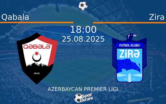 25 Ağustos 2025 Qabala vs Zira maçı Hangi Kanalda Saat Kaçta Yayınlanacak?