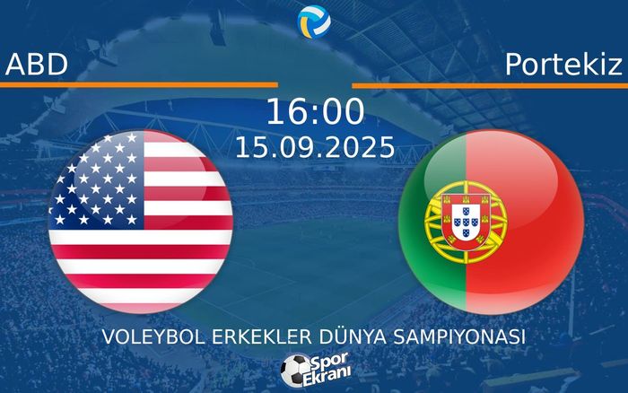 15 Eylül 2025 ABD vs Portekiz maçı Hangi Kanalda Saat Kaçta Yayınlanacak? 15 Eylül 2025 ABD vs Portekiz maçı Hangi Kanalda Saat Kaçta Yayınlanacak?