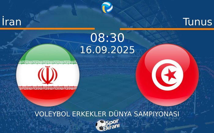 16 Eylül 2025 İran vs Tunus maçı Hangi Kanalda Saat Kaçta Yayınlanacak? 16 Eylül 2025 İran vs Tunus maçı Hangi Kanalda Saat Kaçta Yayınlanacak?