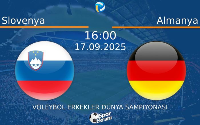 17 Eylül 2025 Slovenya vs Almanya maçı Hangi Kanalda Saat Kaçta Yayınlanacak? 17 Eylül 2025 Slovenya vs Almanya maçı Hangi Kanalda Saat Kaçta Yayınlanacak?