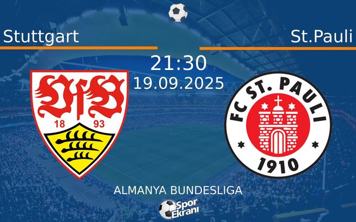 19 Eylül 2025 Stuttgart vs St.Pauli maçı Hangi Kanalda Saat Kaçta Yayınlanacak?