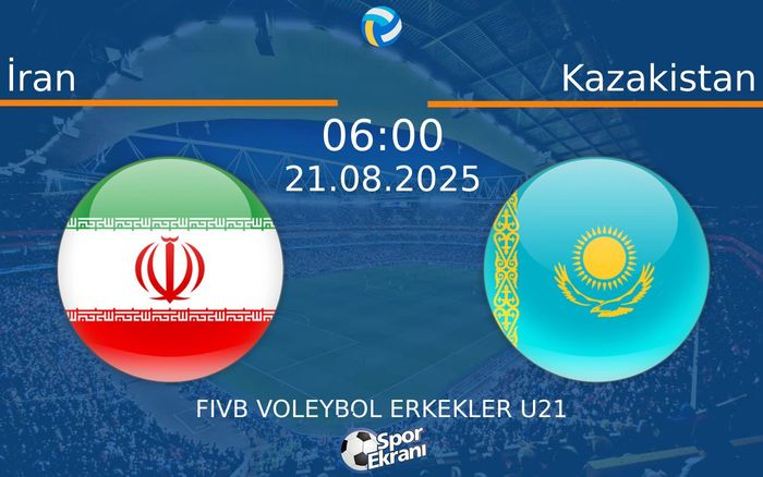 21 Ağustos 2025 İran vs Kazakistan maçı Hangi Kanalda Saat Kaçta Yayınlanacak?