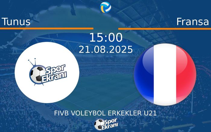 21 Ağustos 2025 Tunus vs Fransa maçı Hangi Kanalda Saat Kaçta Yayınlanacak? 21 Ağustos 2025 Tunus vs Fransa maçı Hangi Kanalda Saat Kaçta Yayınlanacak?