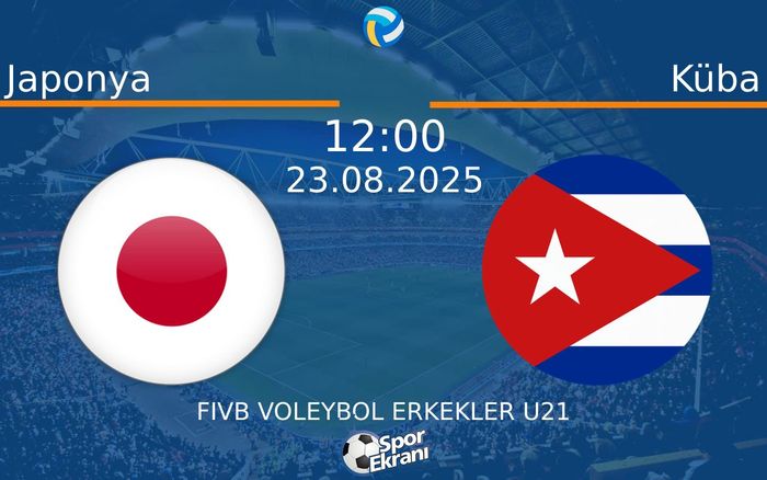 23 Ağustos 2025 Japonya vs Küba maçı Hangi Kanalda Saat Kaçta Yayınlanacak?