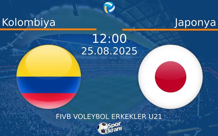 25 Ağustos 2025 Kolombiya vs Japonya maçı Hangi Kanalda Saat Kaçta Yayınlanacak?