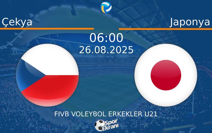 26 Ağustos 2025 Çekya vs Japonya maçı Hangi Kanalda Saat Kaçta Yayınlanacak? 26 Ağustos 2025 Çekya vs Japonya maçı Hangi Kanalda Saat Kaçta Yayınlanacak?