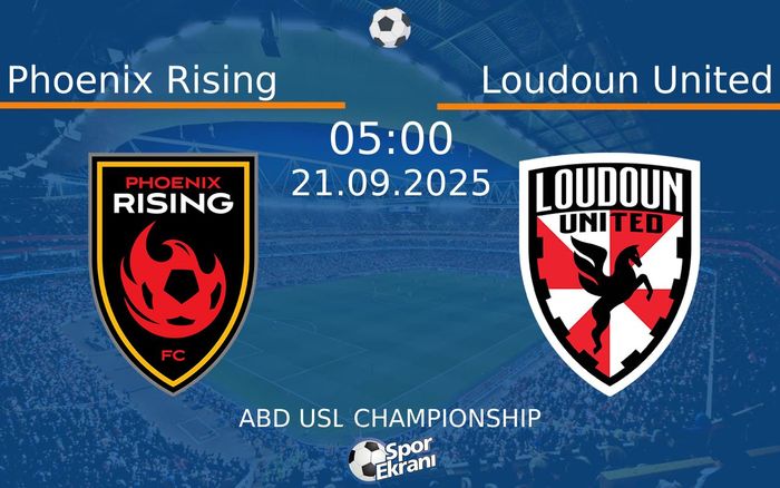 21 Eylül 2025 Phoenix Rising vs Loudoun United maçı Hangi Kanalda Saat Kaçta Yayınlanacak? 21 Eylül 2025 Phoenix Rising vs Loudoun United maçı Hangi Kanalda Saat Kaçta Yayınlanacak?