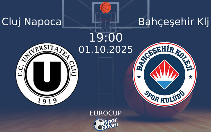 01 Ekim 2025 Cluj Napoca vs Bahçeşehir Klj maçı Hangi Kanalda Saat Kaçta Yayınlanacak? 01 Ekim 2025 Cluj Napoca vs Bahçeşehir Klj maçı Hangi Kanalda Saat Kaçta Yayınlanacak?