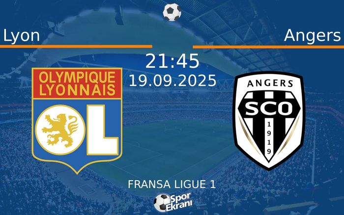 19 Eylül 2025 Lyon vs Angers maçı Hangi Kanalda Saat Kaçta Yayınlanacak? 19 Eylül 2025 Lyon vs Angers maçı Hangi Kanalda Saat Kaçta Yayınlanacak?