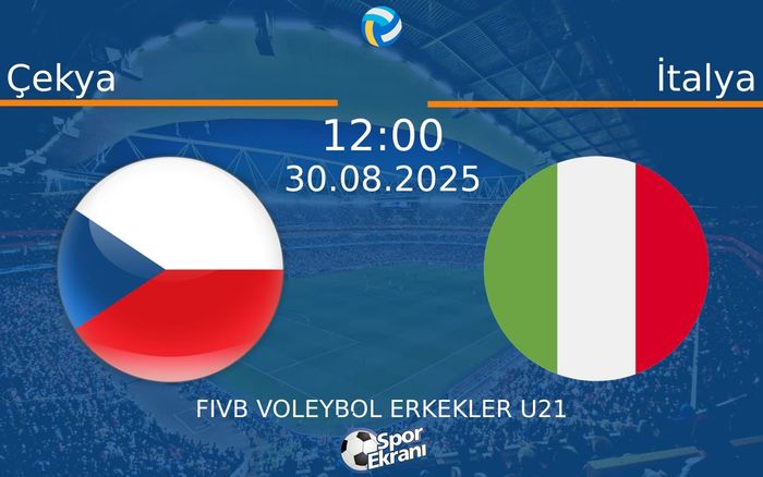 30 Ağustos 2025 Çekya vs İtalya maçı Hangi Kanalda Saat Kaçta Yayınlanacak? 30 Ağustos 2025 Çekya vs İtalya maçı Hangi Kanalda Saat Kaçta Yayınlanacak?