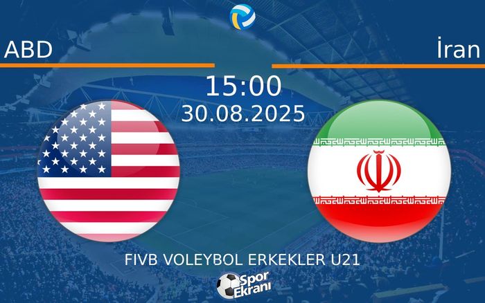 30 Ağustos 2025 ABD vs İran maçı Hangi Kanalda Saat Kaçta Yayınlanacak? 30 Ağustos 2025 ABD vs İran maçı Hangi Kanalda Saat Kaçta Yayınlanacak?