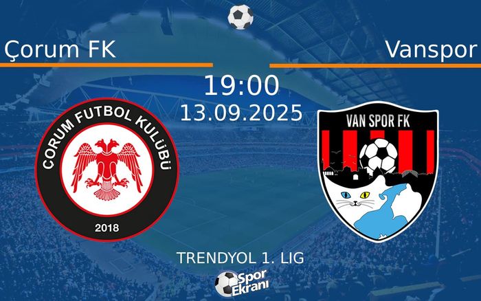 13 Eylül 2025 Çorum FK vs Vanspor maçı Hangi Kanalda Saat Kaçta Yayınlanacak? 13 Eylül 2025 Çorum FK vs Vanspor maçı Hangi Kanalda Saat Kaçta Yayınlanacak?