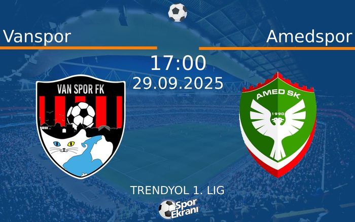 29 Eylül 2025 Vanspor vs Amedspor maçı Hangi Kanalda Saat Kaçta Yayınlanacak? 29 Eylül 2025 Vanspor vs Amedspor maçı Hangi Kanalda Saat Kaçta Yayınlanacak?