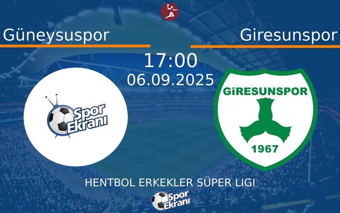 06 Eylül 2025 Güneysuspor vs Giresunspor maçı Hangi Kanalda Saat Kaçta Yayınlanacak? 06 Eylül 2025 Güneysuspor vs Giresunspor maçı Hangi Kanalda Saat Kaçta Yayınlanacak?