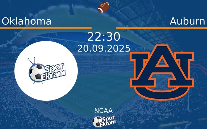 20 Eylül 2025 Oklahoma vs Auburn maçı Hangi Kanalda Saat Kaçta Yayınlanacak? 20 Eylül 2025 Oklahoma vs Auburn maçı Hangi Kanalda Saat Kaçta Yayınlanacak?