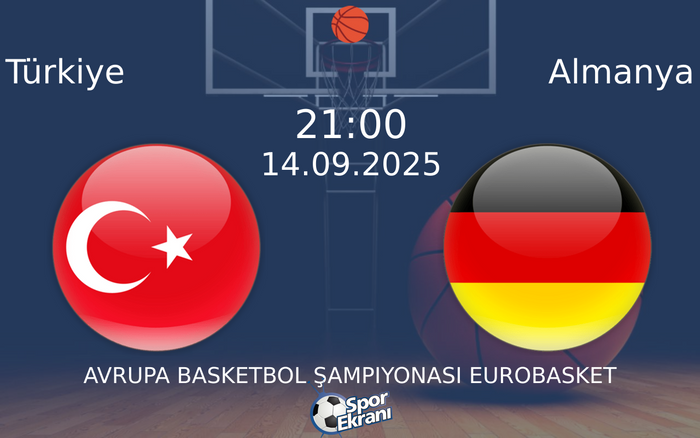 14 Eylül 2025 Türkiye vs Almanya maçı Hangi Kanalda Saat Kaçta Yayınlanacak? 14 Eylül 2025 Türkiye vs Almanya maçı Hangi Kanalda Saat Kaçta Yayınlanacak?