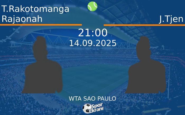 14 Eylül 2025 T.Rakotomanga Rajaonah vs J.Tjen maçı Hangi Kanalda Saat Kaçta Yayınlanacak? 14 Eylül 2025 T.Rakotomanga Rajaonah vs J.Tjen maçı Hangi Kanalda Saat Kaçta Yayınlanacak?