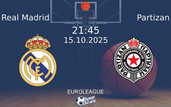 15 Ekim 2025 Real Madrid vs Partizan maçı Hangi Kanalda Saat Kaçta Yayınlanacak? 15 Ekim 2025 Real Madrid vs Partizan maçı Hangi Kanalda Saat Kaçta Yayınlanacak?