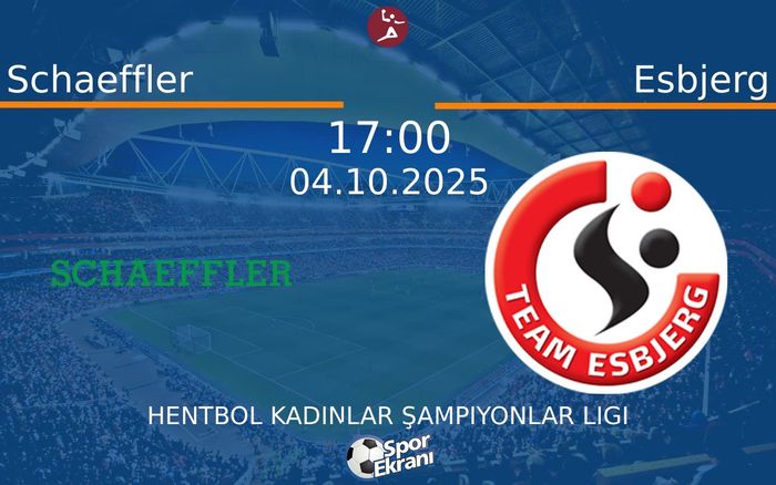 04 Ekim 2025 Schaeffler vs Esbjerg maçı Hangi Kanalda Saat Kaçta Yayınlanacak?