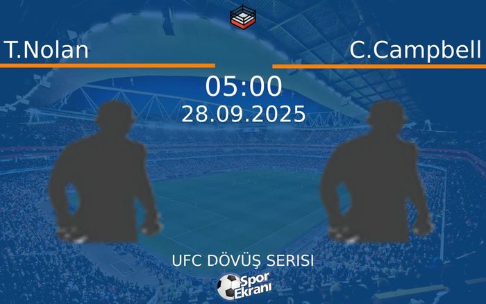 28 Eylül 2025 T.Nolan vs C.Campbell maçı Hangi Kanalda Saat Kaçta Yayınlanacak? 28 Eylül 2025 T.Nolan vs C.Campbell maçı Hangi Kanalda Saat Kaçta Yayınlanacak?