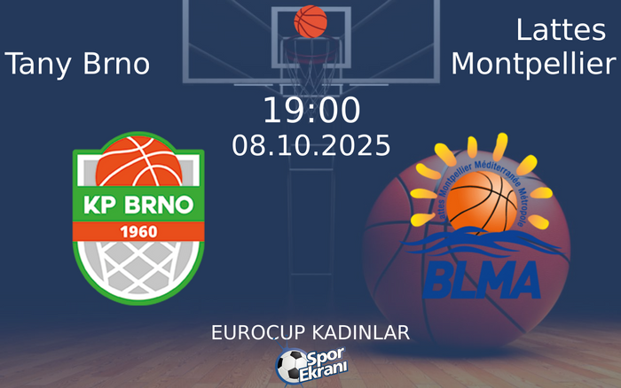 08 Ekim 2025 Tany Brno vs Lattes Montpellier maçı Hangi Kanalda Saat Kaçta Yayınlanacak? 08 Ekim 2025 Tany Brno vs Lattes Montpellier maçı Hangi Kanalda Saat Kaçta Yayınlanacak?